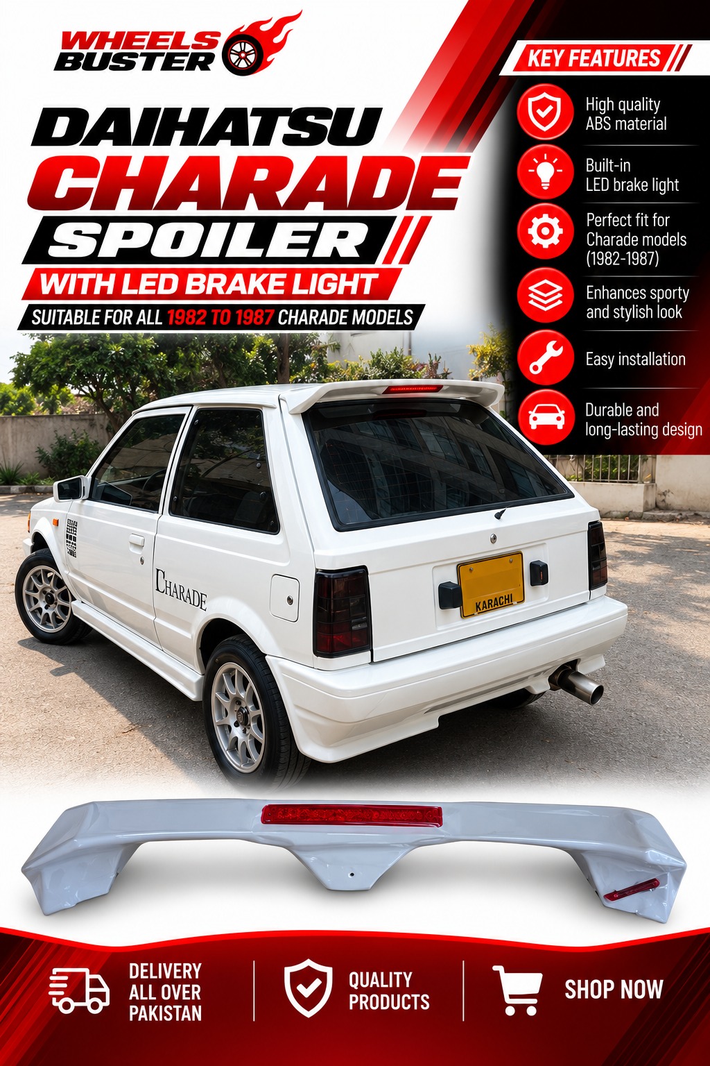 Daihatsu Charade Spoiler