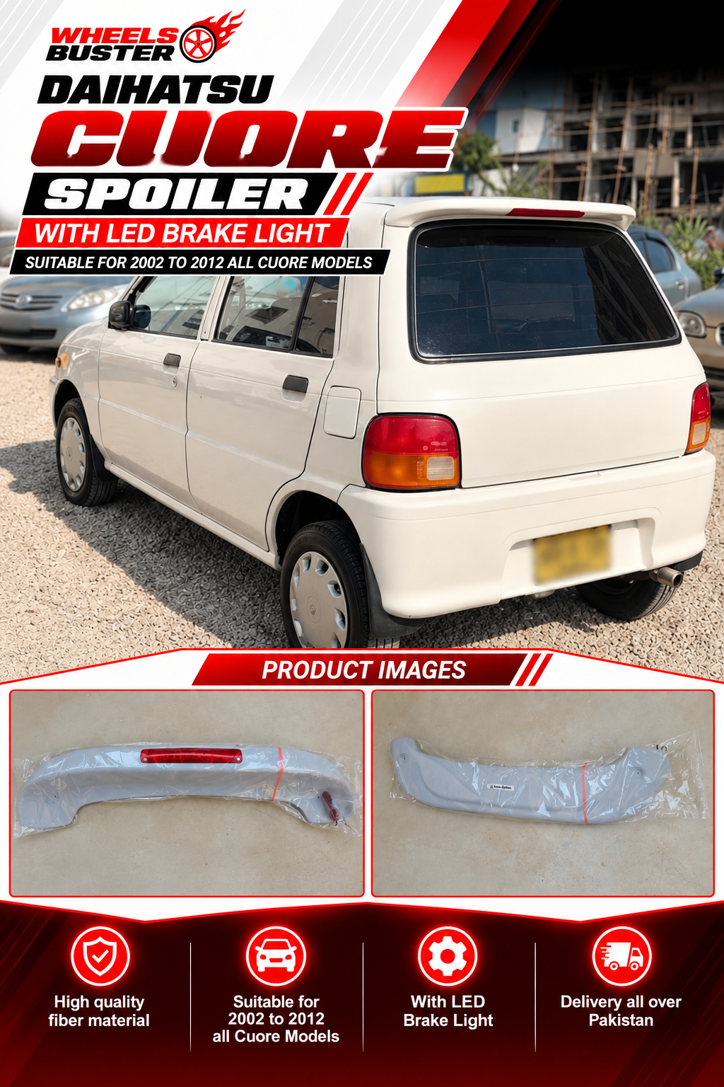 Daihatsu cuore spoiler