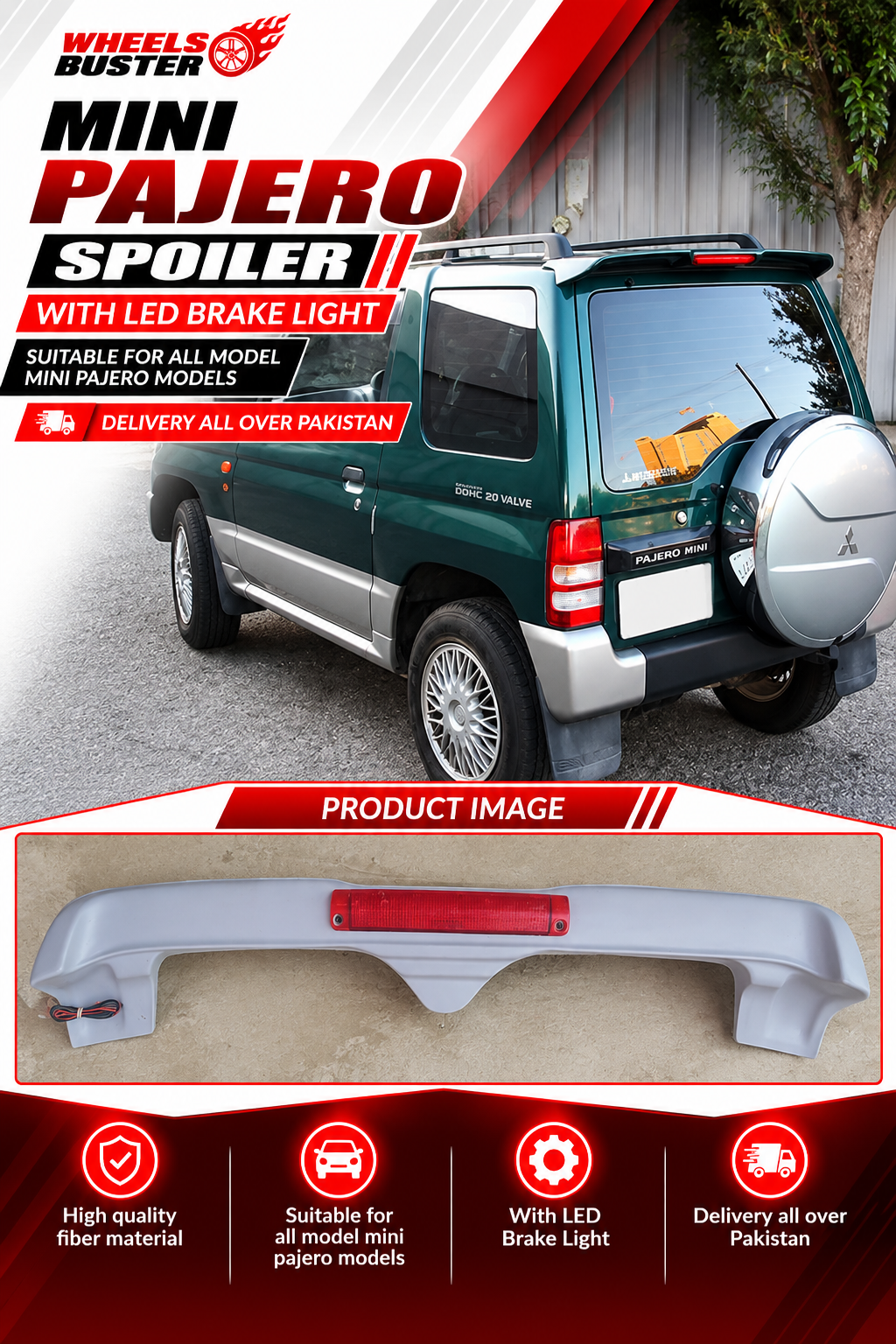Mini Pajero Spoiler