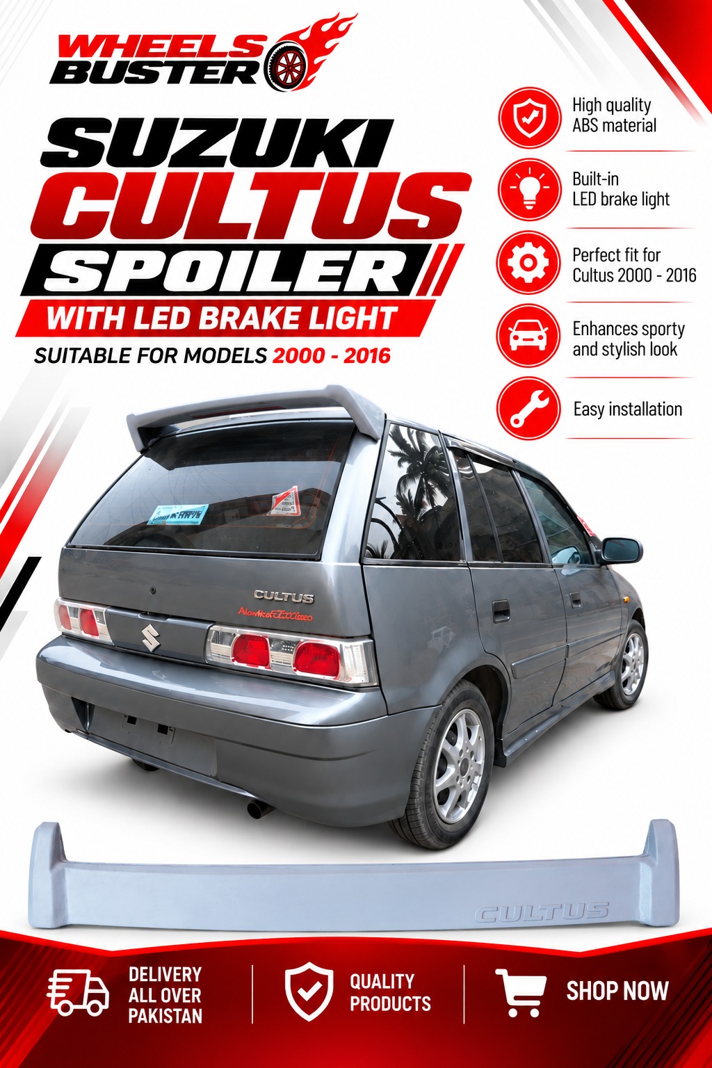 Suzuki Cultus Spoiler (2000-2016)