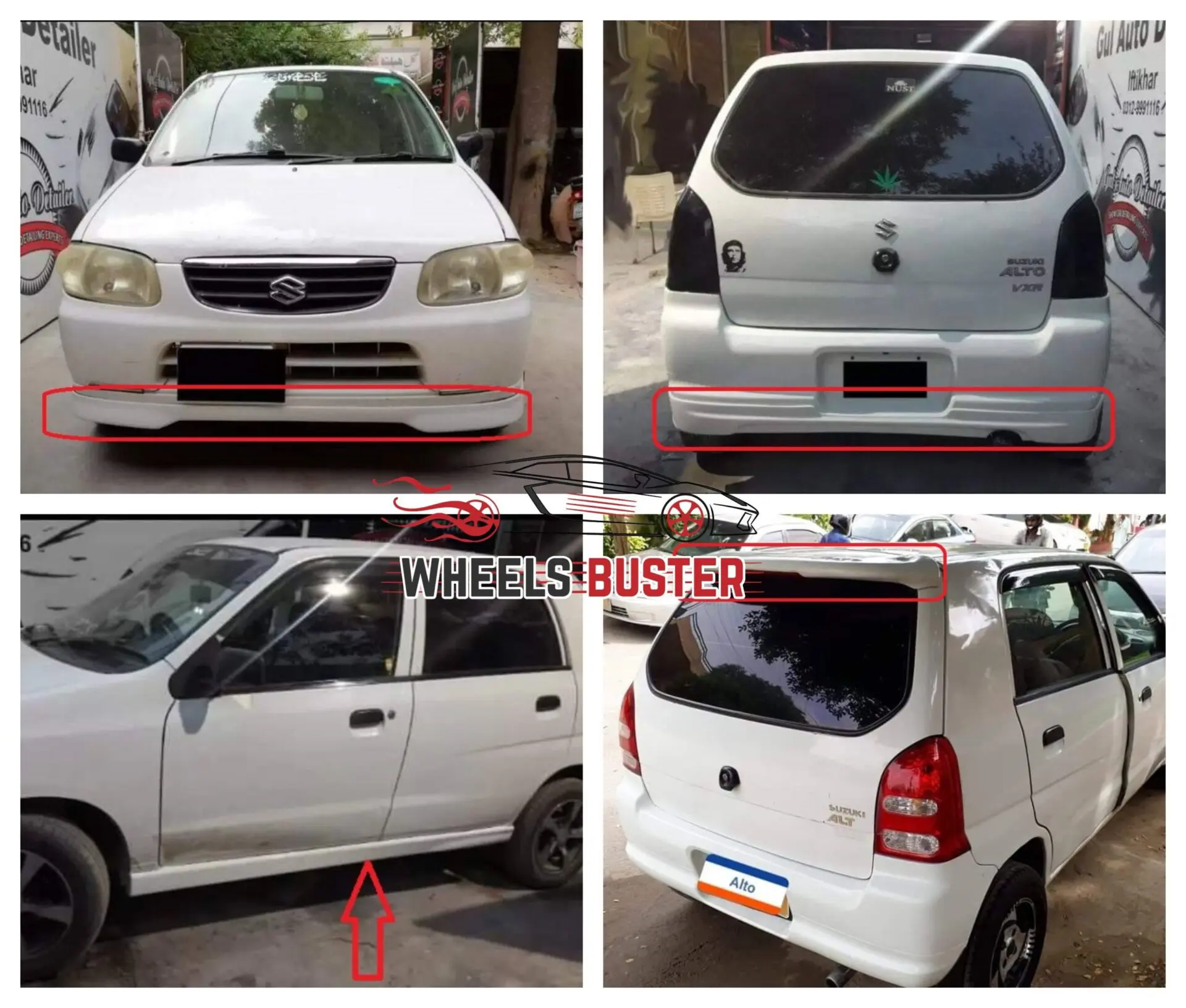 Buy Suzuki Alto VXR Body Kit Model 2000-2014 –