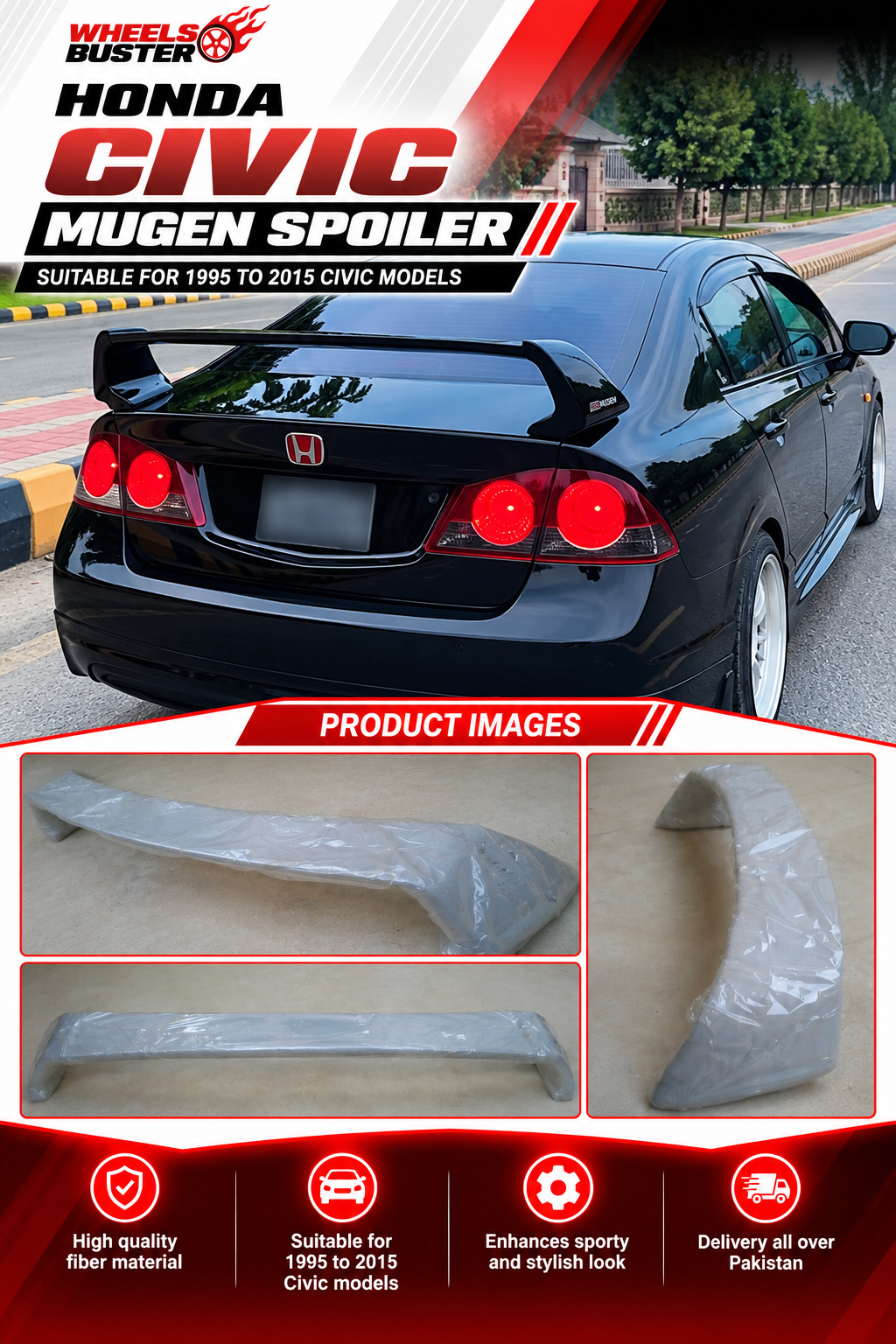 Honda Civic Mugen Spoiler