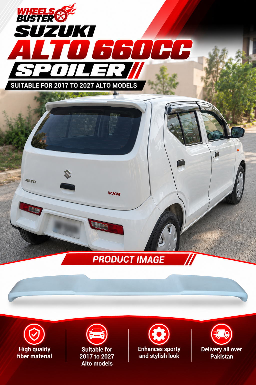 Suzuki Alto 660cc Spoiler