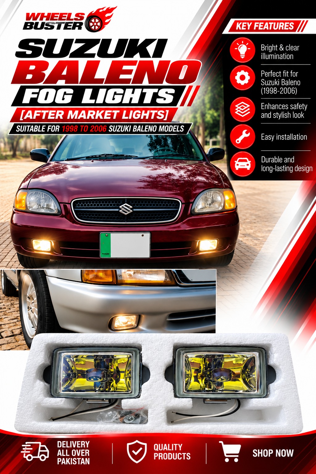 Suzuki Baleno Fog Lights