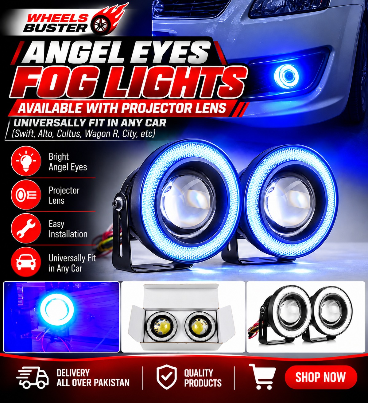 angel eyes fog lights
