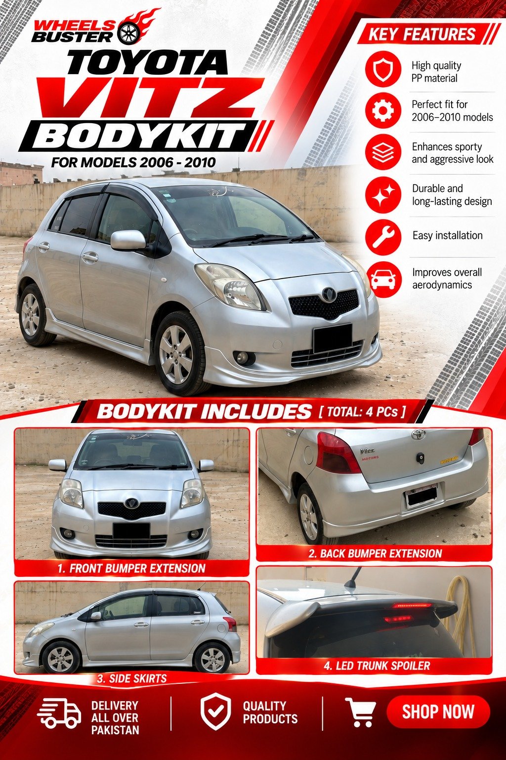 Toyota Vitz Bodykit (2006-2010)