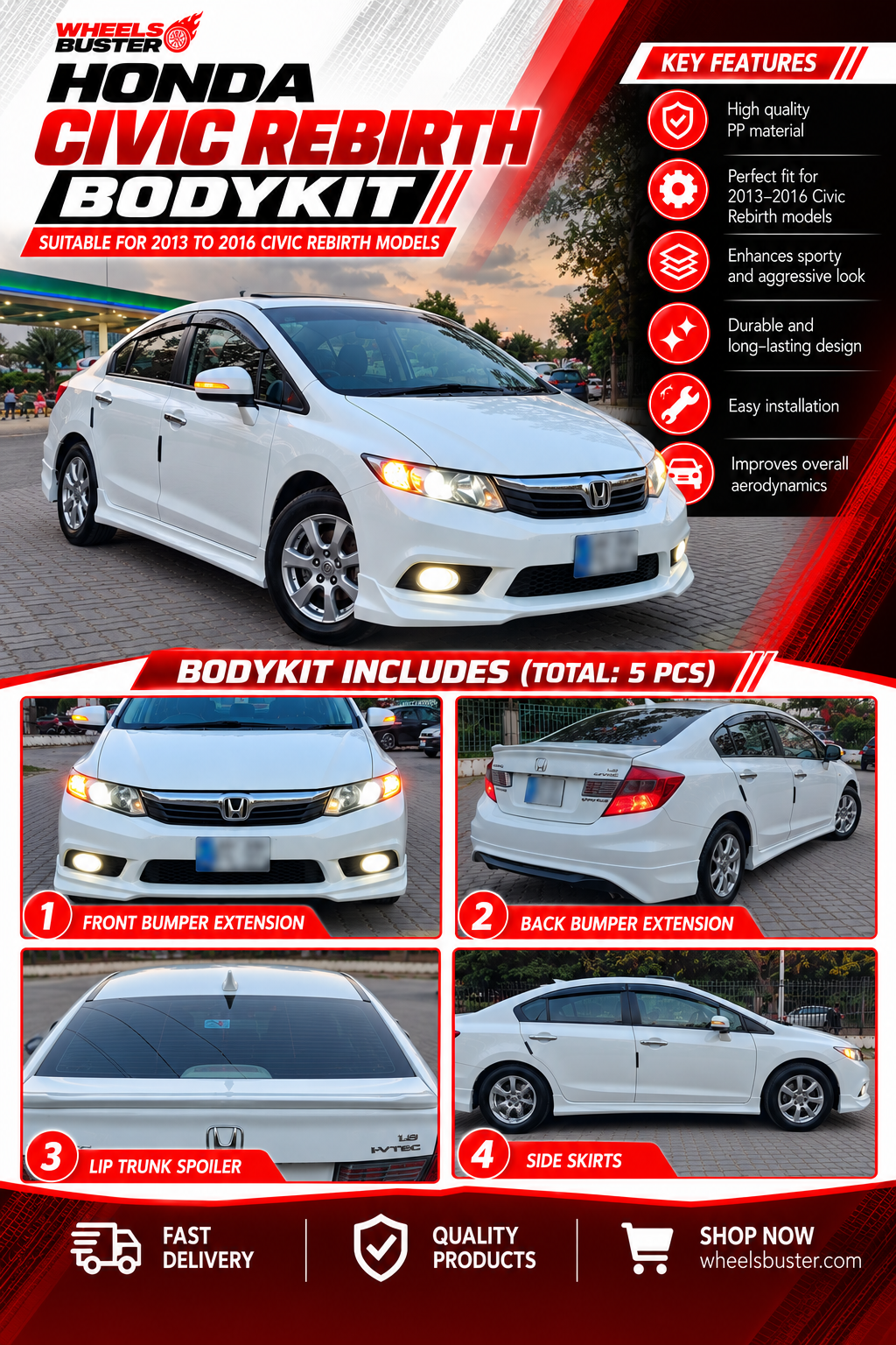 Honda Civic Reborn Bodykit (2006-12)