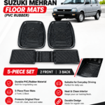 Suzuki Mehran Floor Mats (PVC Rubber)